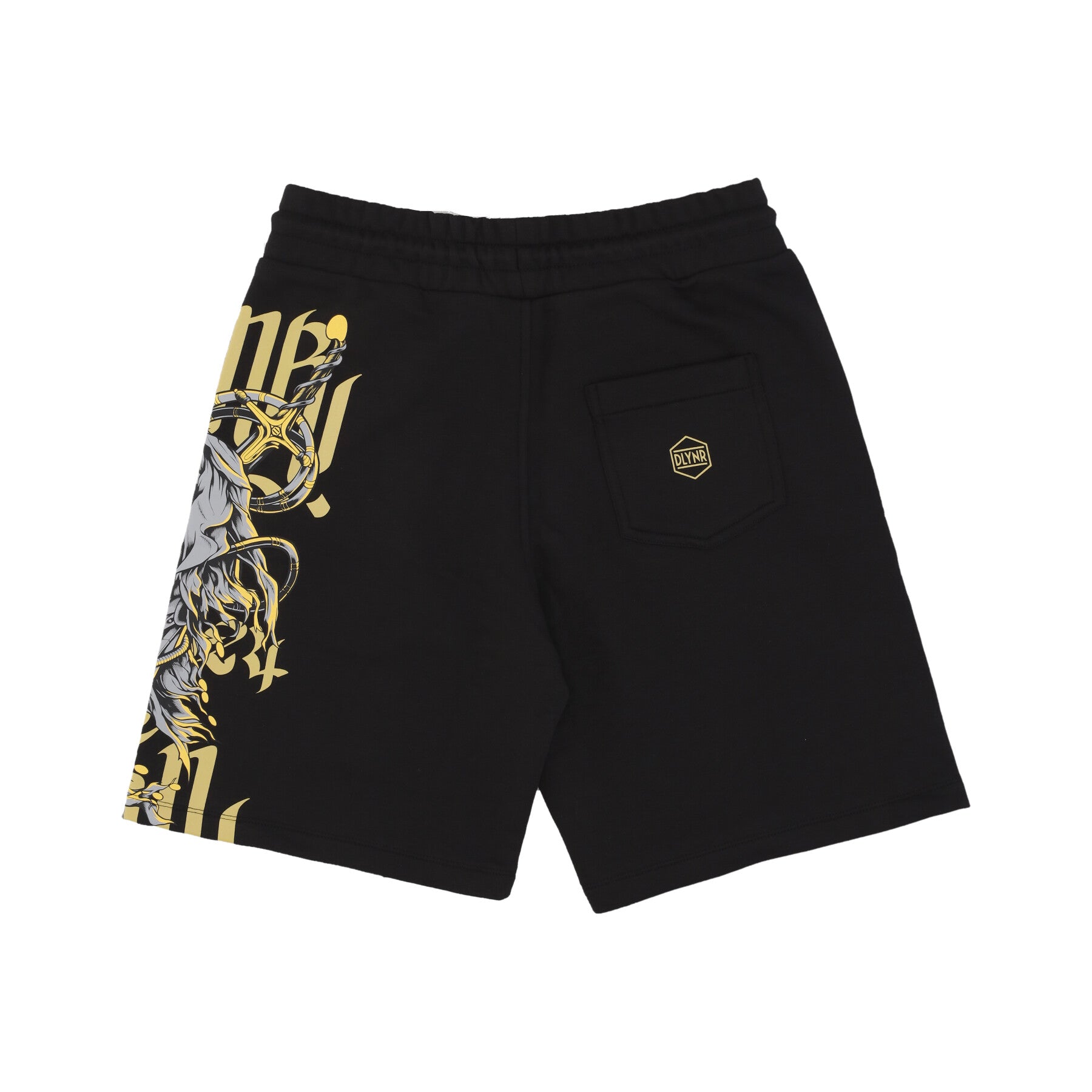 Pantalone Corto Tuta Uomo Desert Skull Sweatshorts Black PA619-PN-01