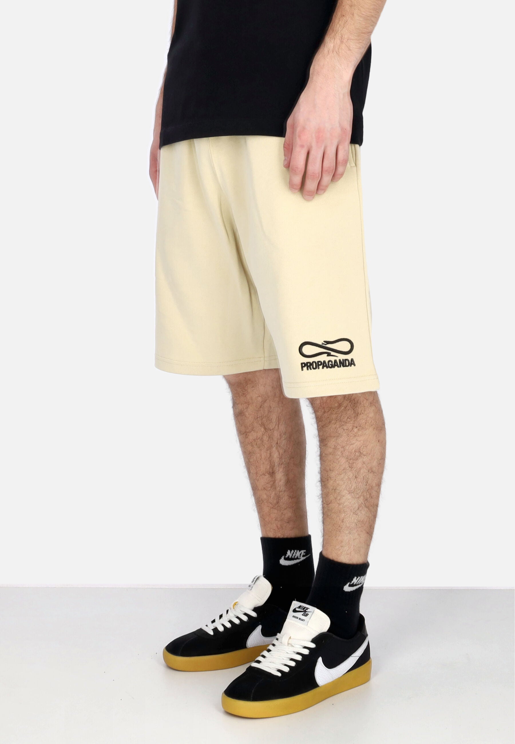 Pantalone Corto Tuta Uomo Logo Embroidery Sweatshort Gravel 24SSPRBR645