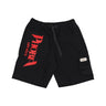 Pantalone Corto Uomo Big Print Logo Shorts Black PH00673