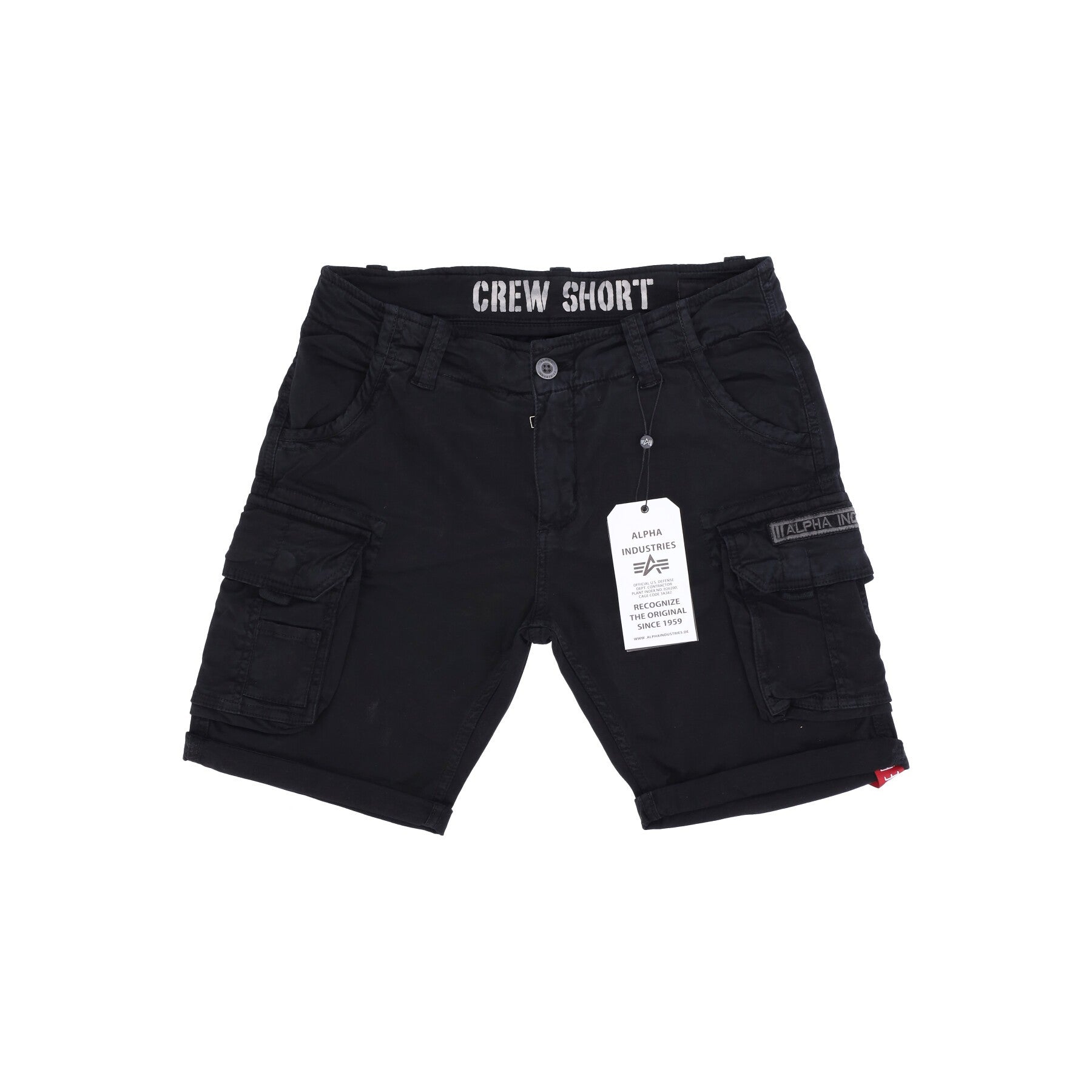 Pantalone Corto Uomo Crew Short Black 176203