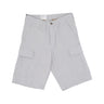 Pantalone Corto Uomo Regular Cargo Short Sonic Silver Rinsed I028246