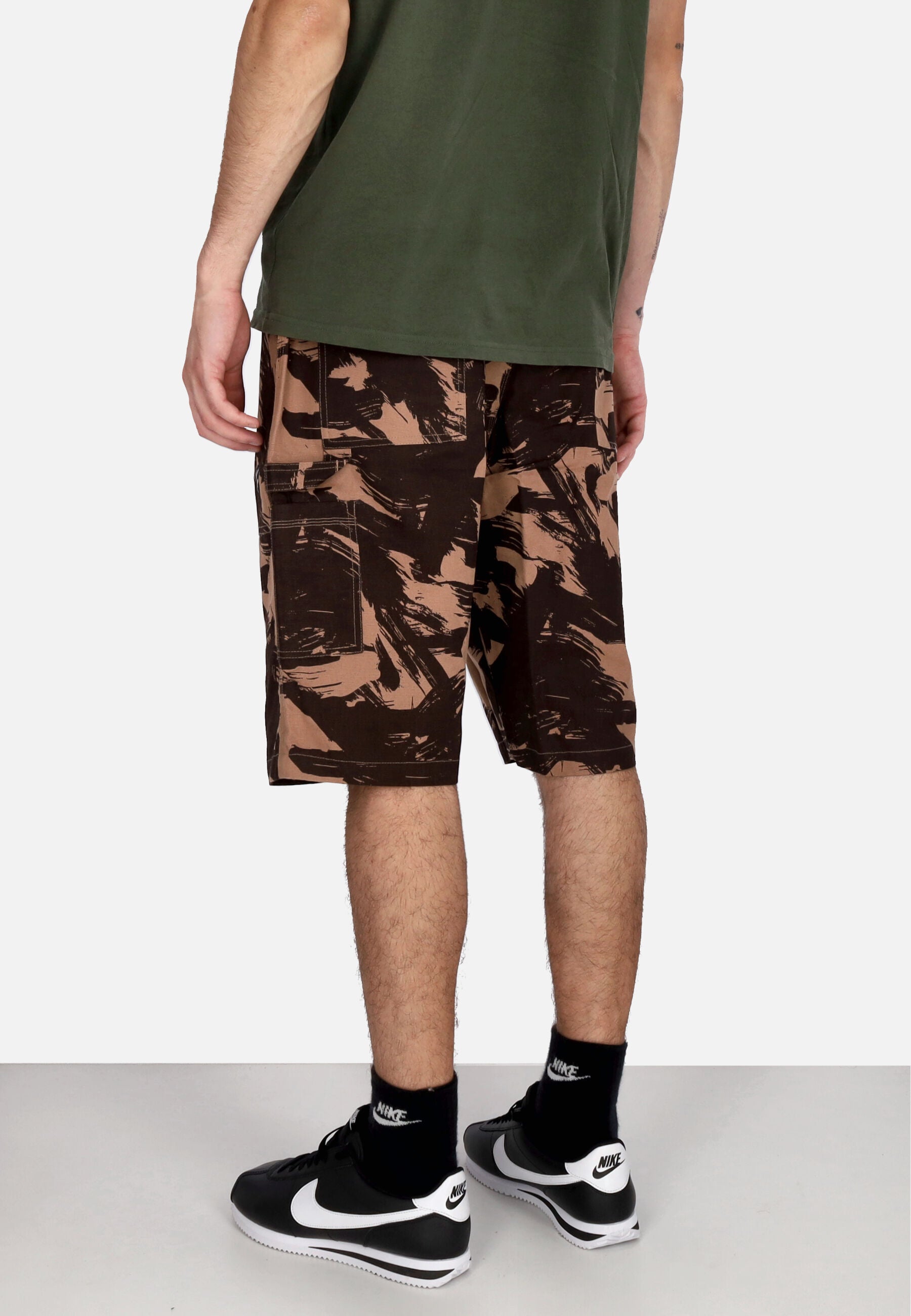 Pantalone Corto Uomo Worker Shorts Brown/camo BMSOM4104
