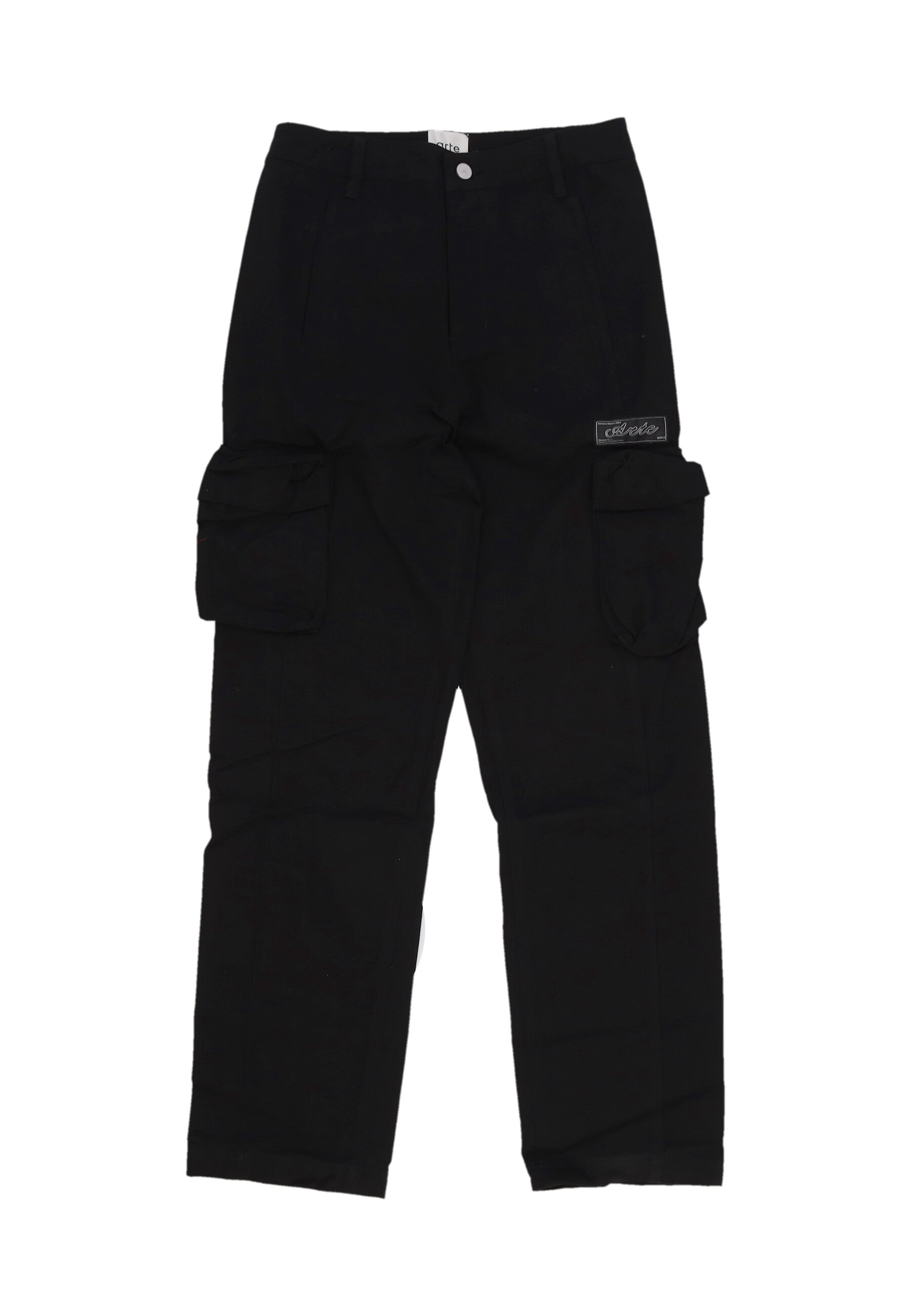 Pantalone Lungo Uomo 3d Pocket Nylon Pants Black 042P