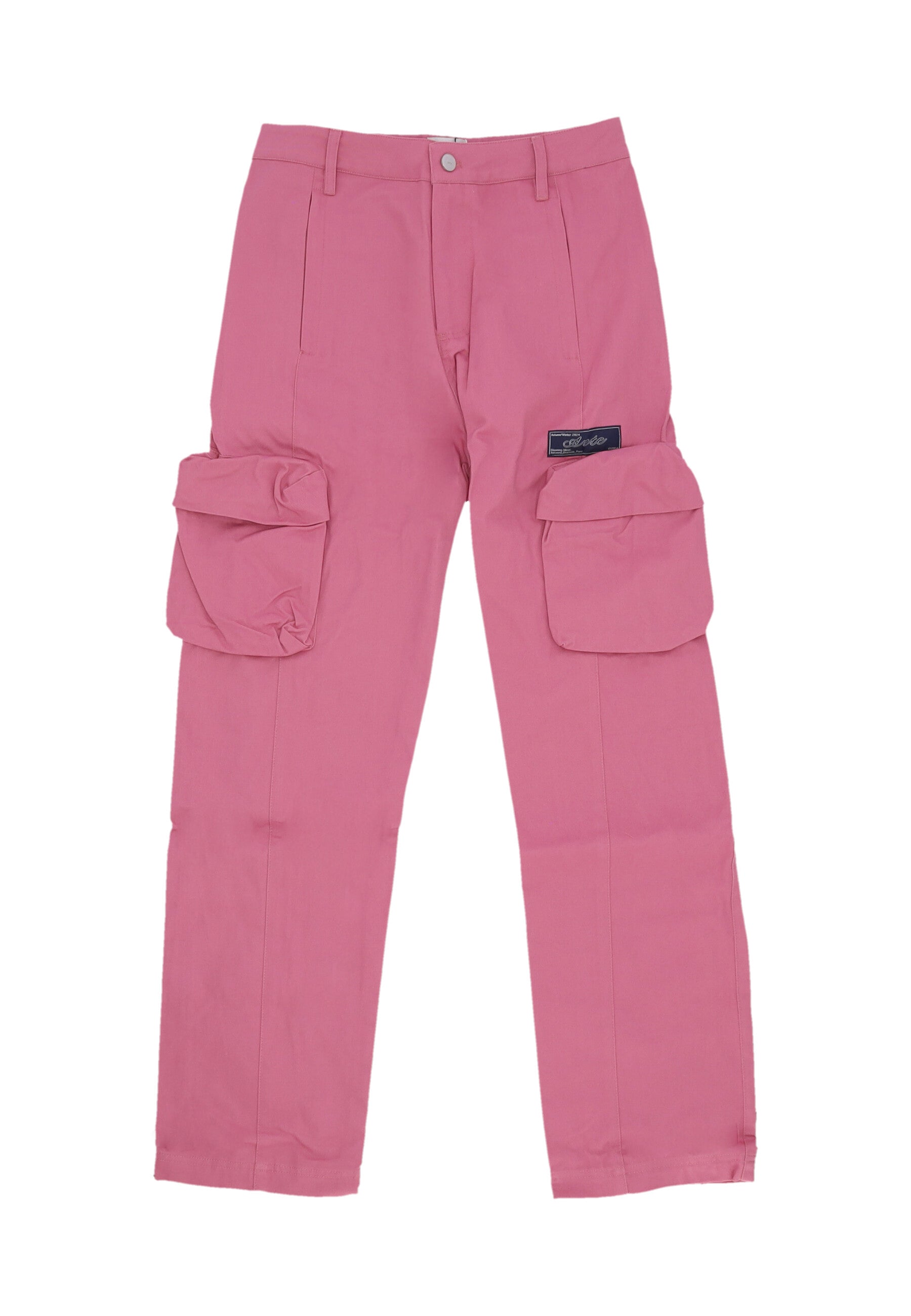 Pantalone Lungo Uomo 3d Pocket Nylon Pants Pink 042P