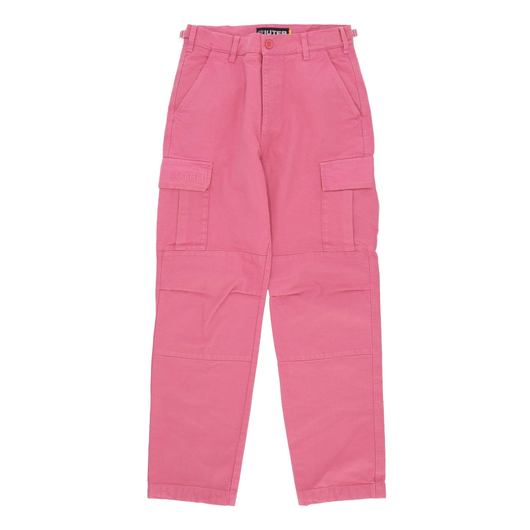 Pantalone Lungo Uomo Cargo Canvas Pink 23WICG02