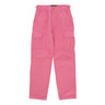 Pantalone Lungo Uomo Cargo Canvas Pink 23WICG02