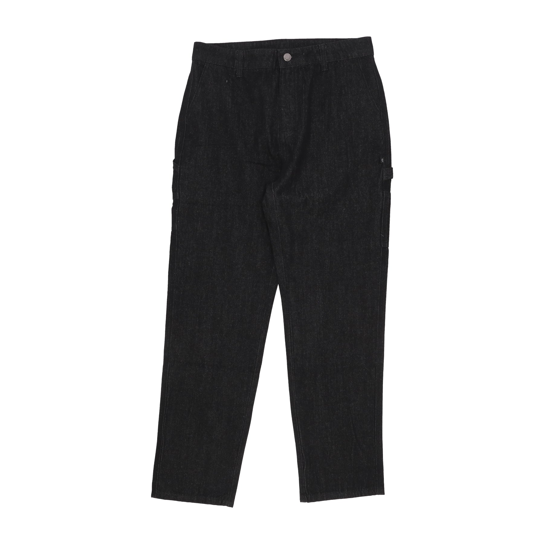 Pantalone Lungo Uomo Denim Carpenter Pants Black PA683-QP-01