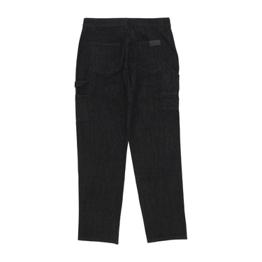 Pantalone Lungo Uomo Denim Carpenter Pants Black PA683-QP-01