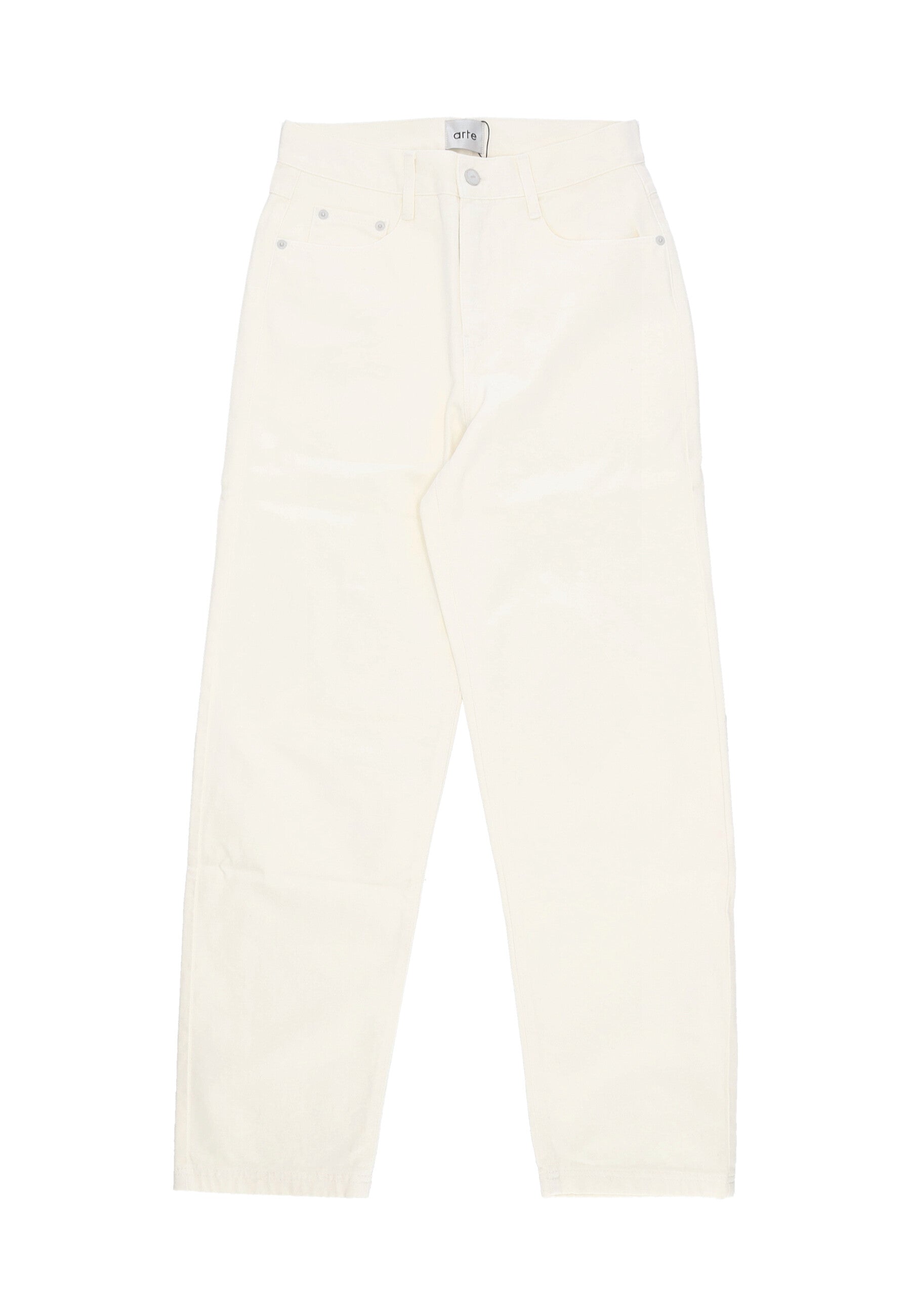 Pantalone Lungo Uomo Embroidery Pocket Pants Cream 147P