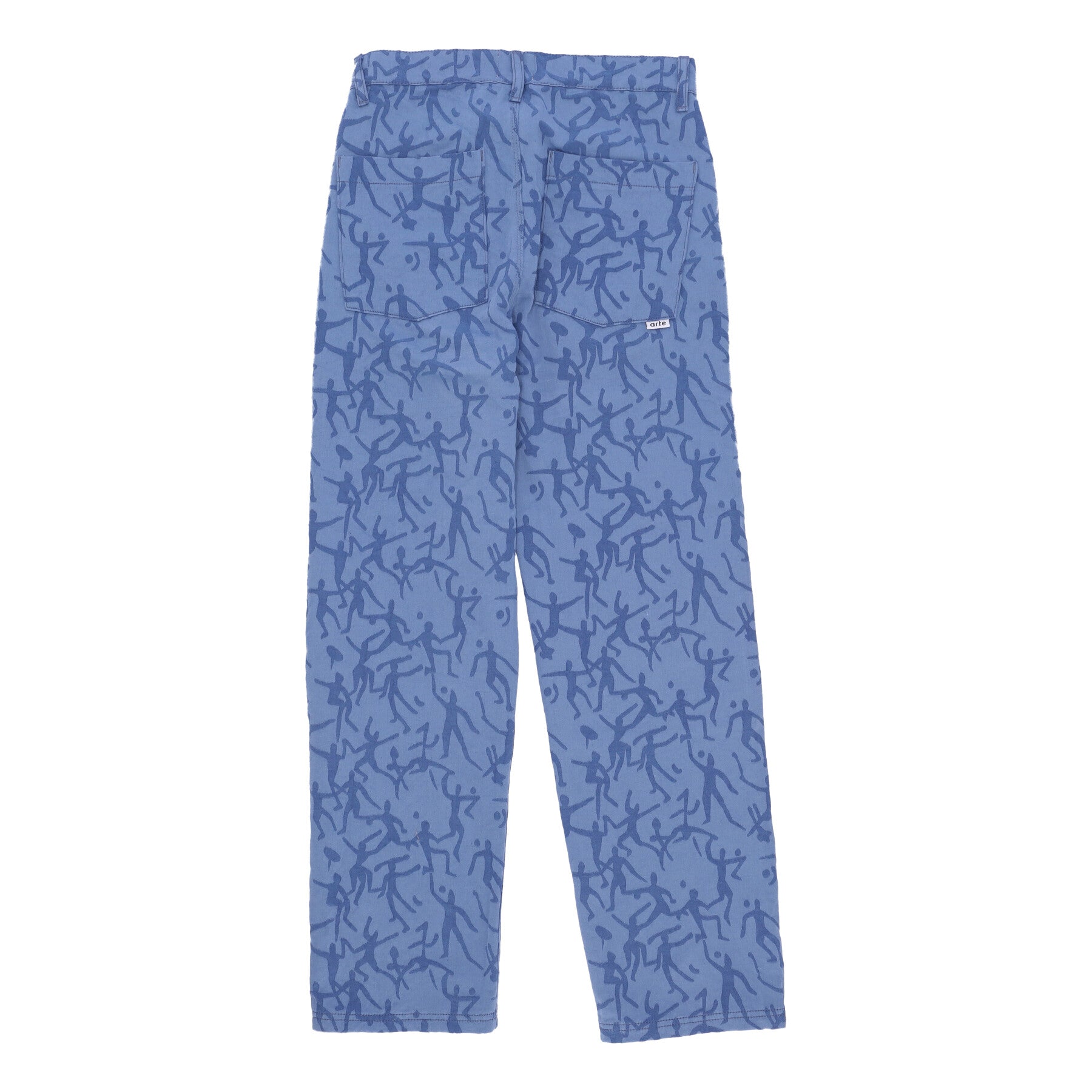 Pantalone Lungo Uomo James Allover Pants Blue 154P