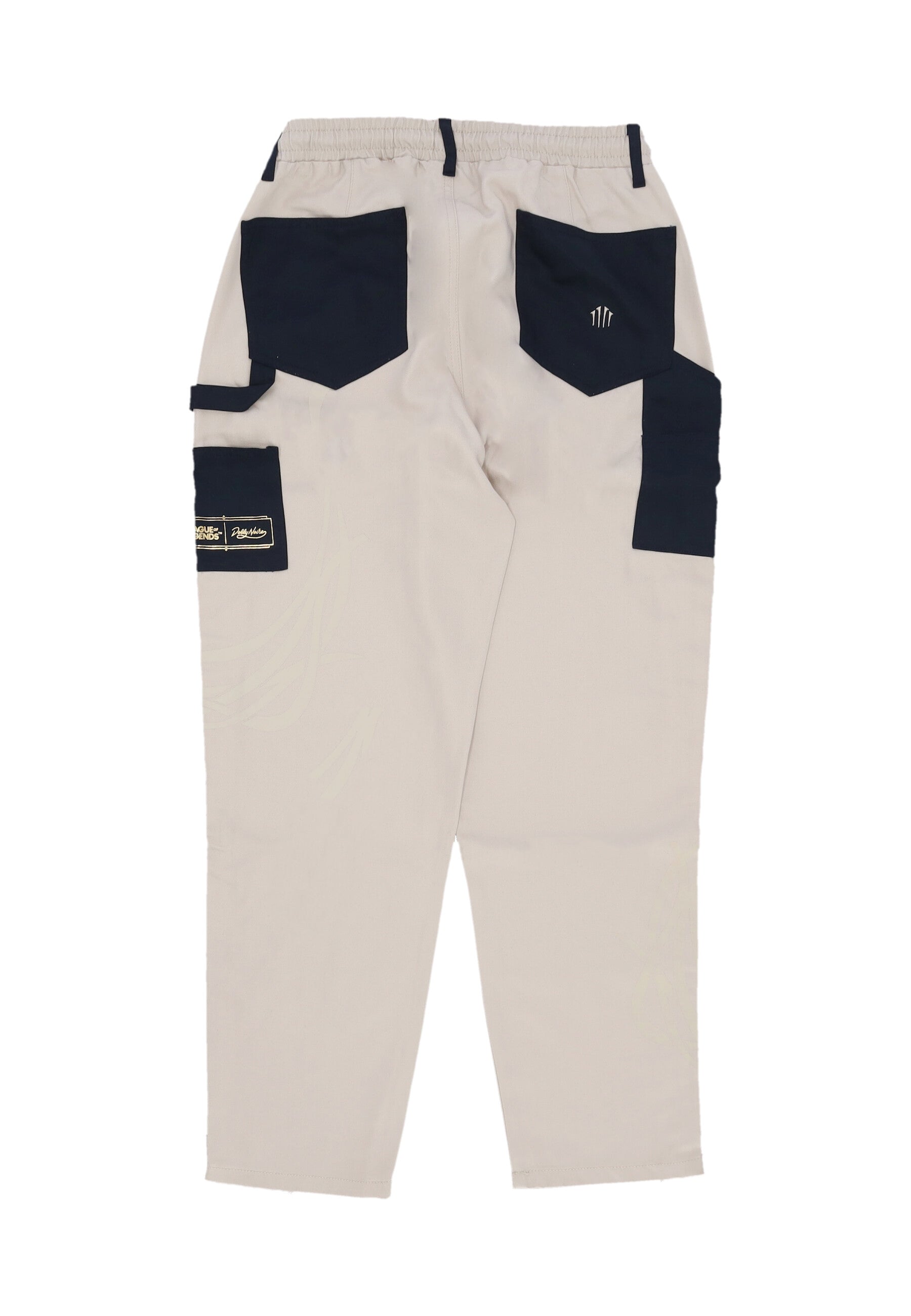 Pantalone Lungo Uomo Jhin Carpenter Pants Off White PA846-QF-03