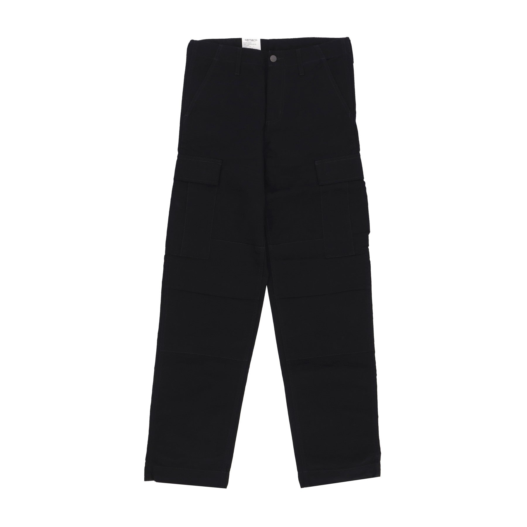 Pantalone Lungo Uomo Regular Cargo Pant Black Rinsed I032467
