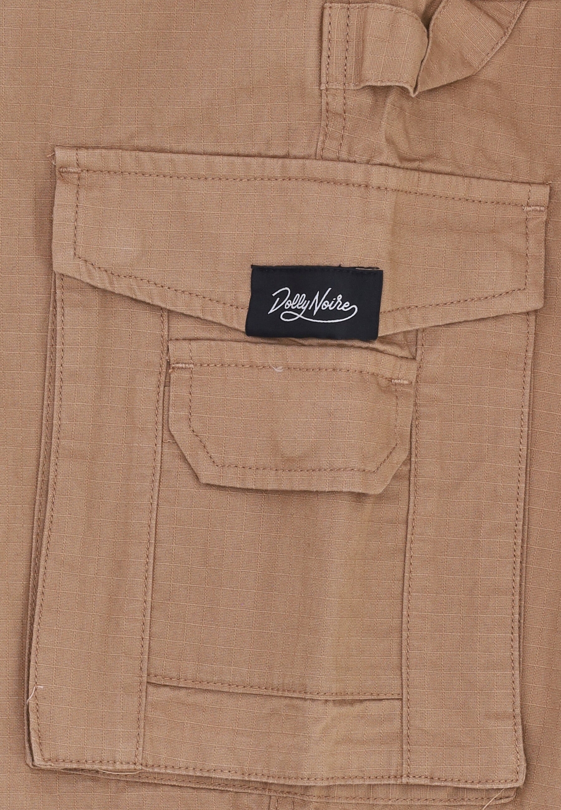 Pantalone Lungo Uomo Ripstop Baggy Cargo Beige PA205-PZ-03