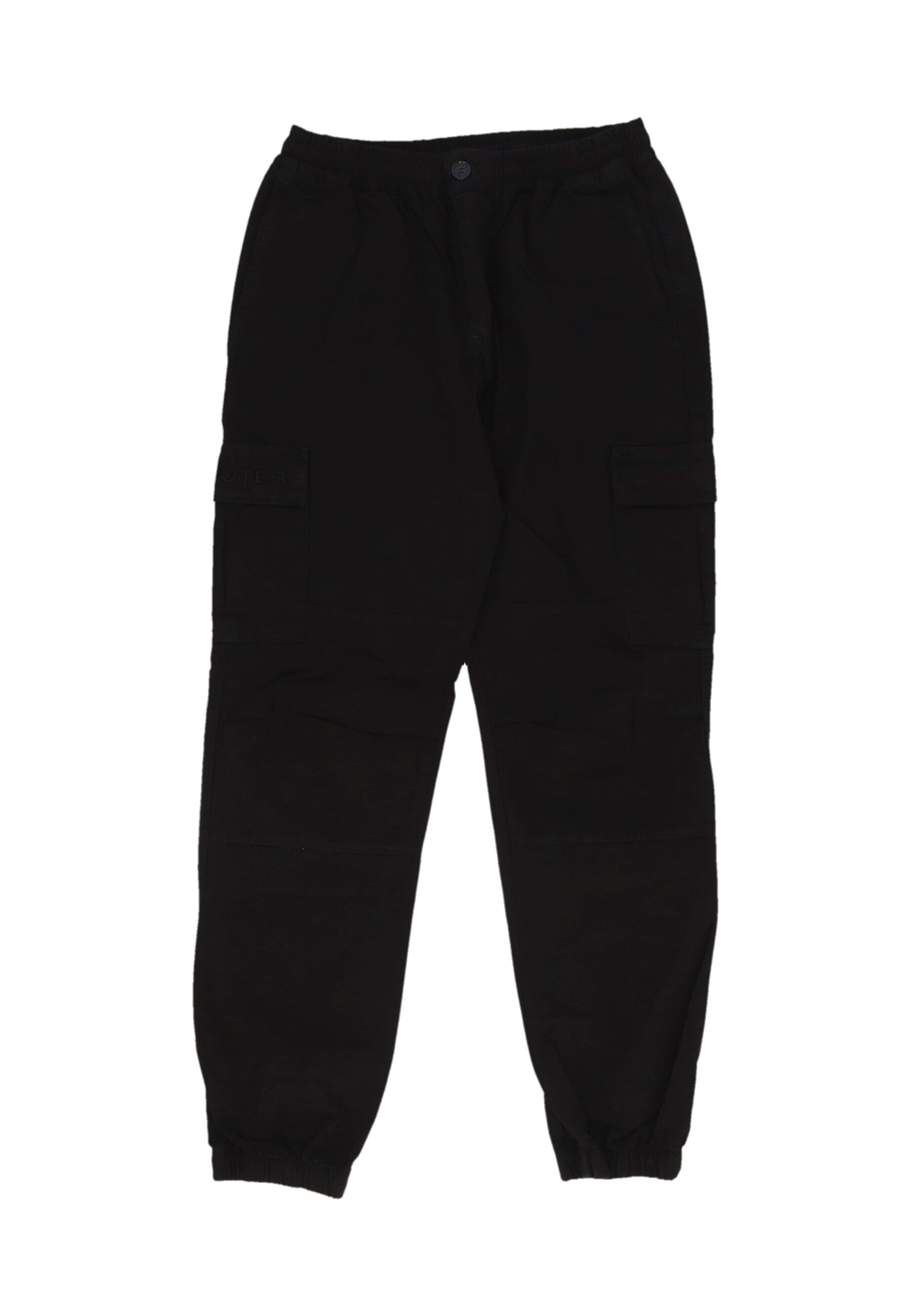 Pantalone Lungo Uomo Ripstop Cargo Jogger Black 24WICJ01