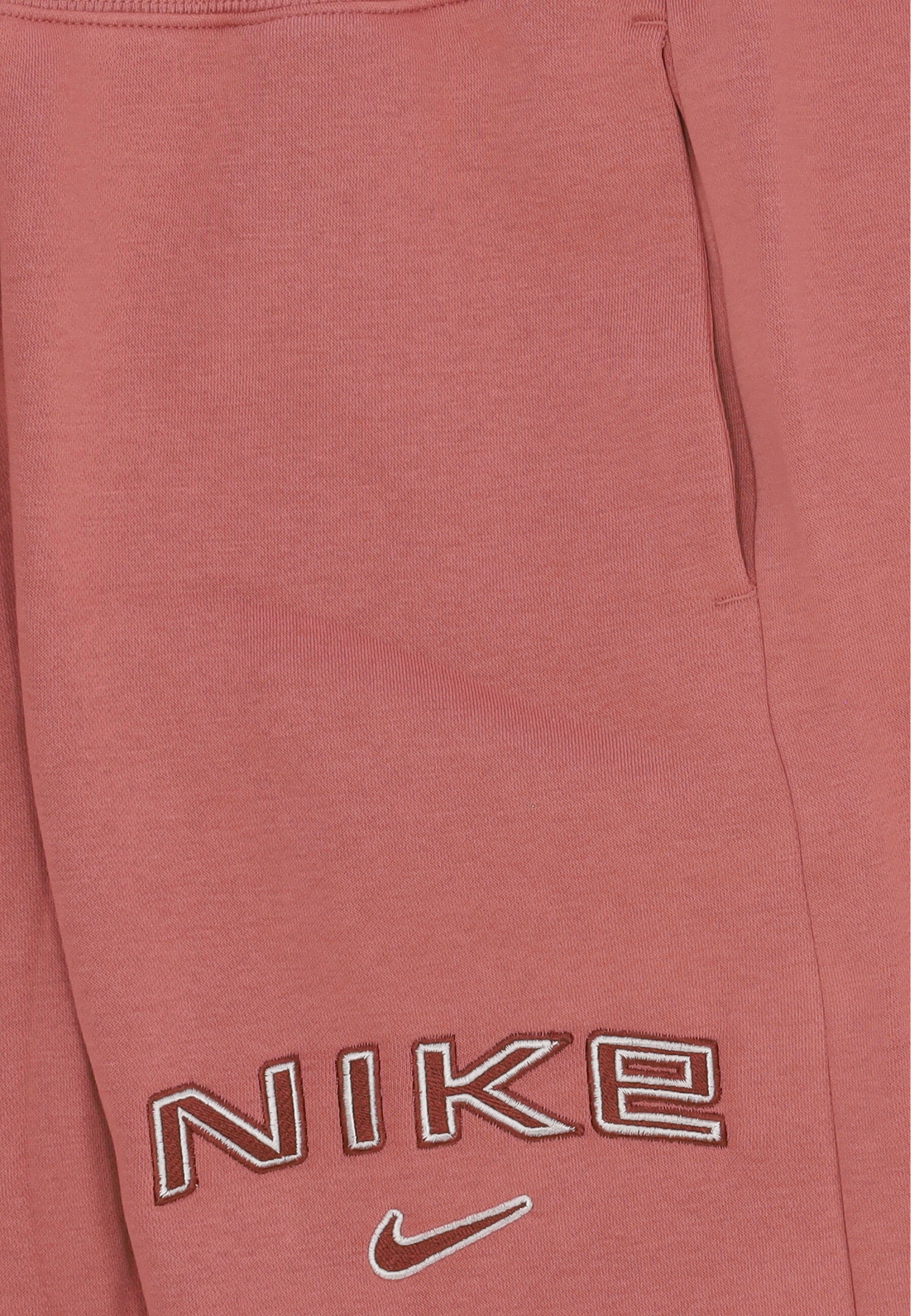 Pantalone Tuta Felpato Donna W Sportswear Phoenix Fleece High-rise Logo Pant Canyon Pink FV7684-634