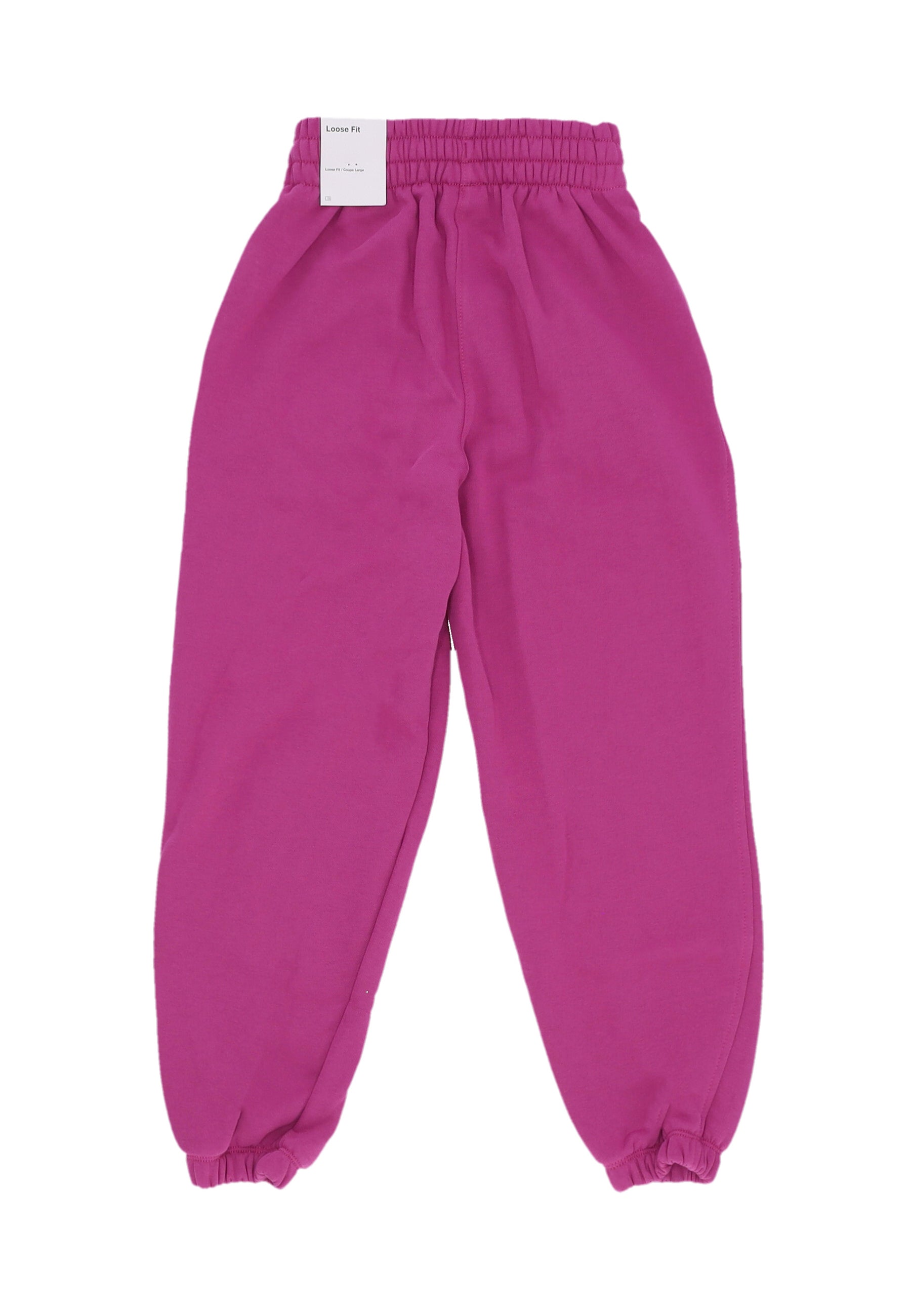 Pantalone Tuta Felpato Ragazza Sportswear Club Fleece Loose Pant Hot Fuchsia/hot Fuchsia/white FD2933-518
