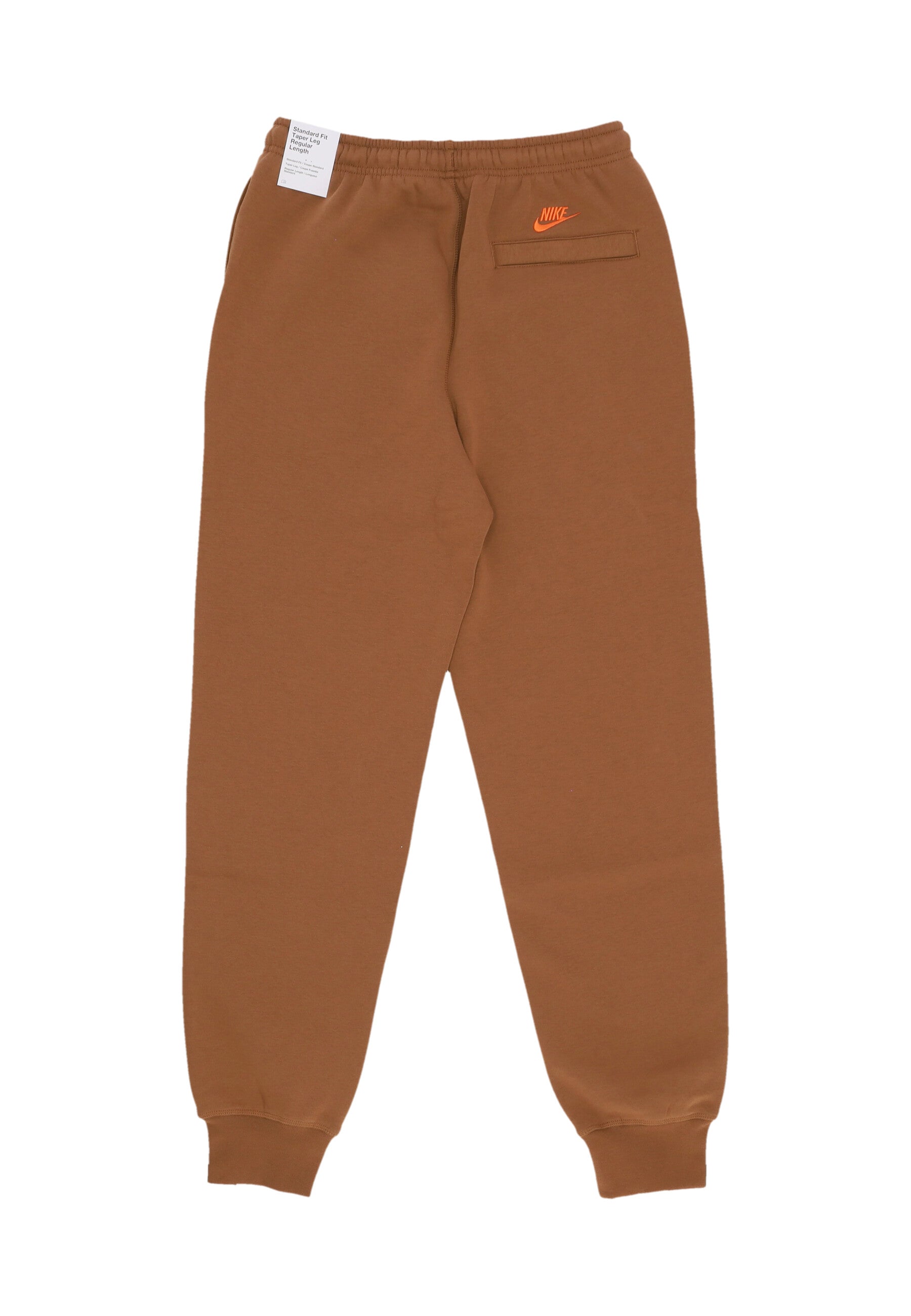 Pantalone Tuta Felpato Uomo Club Nvlty Jogger Lt British Tan/safety Orange FZ0907-281