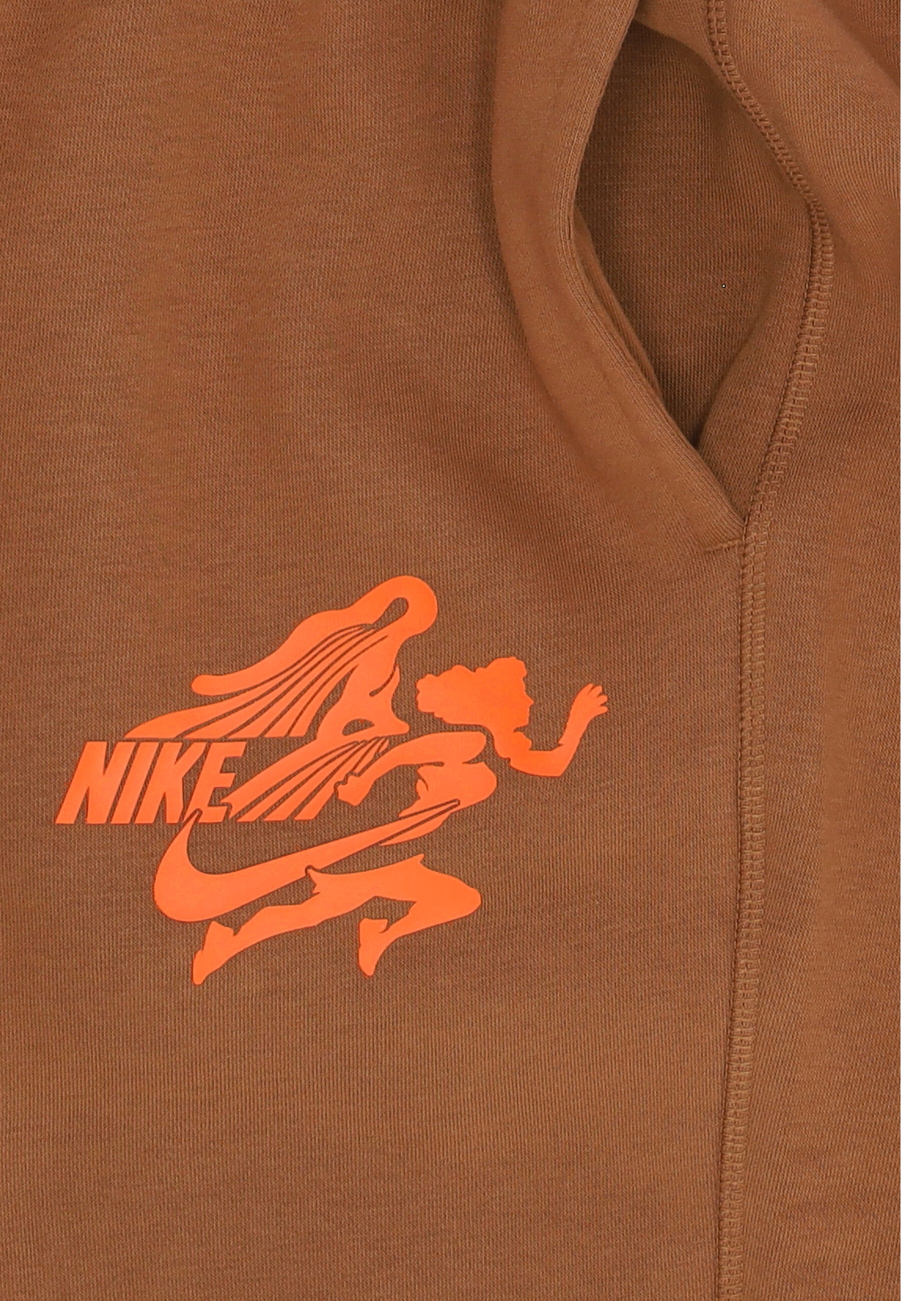 Pantalone Tuta Felpato Uomo Club Nvlty Jogger Lt British Tan/safety Orange FZ0907-281