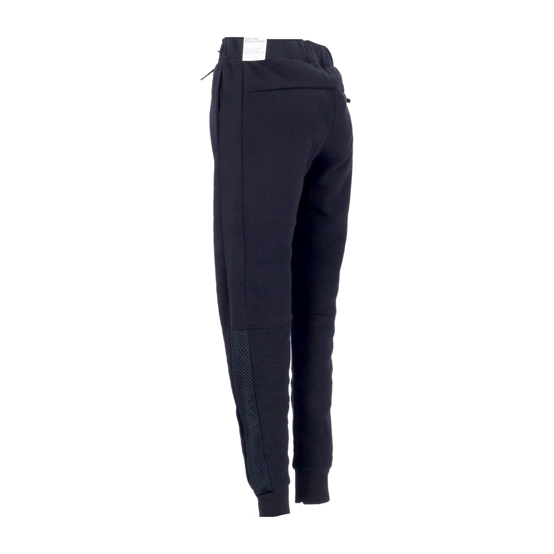 Pantalone Tuta Felpato Uomo Sportswear Air Brushed-black Fleece Joggers Black/light Bone DM5209