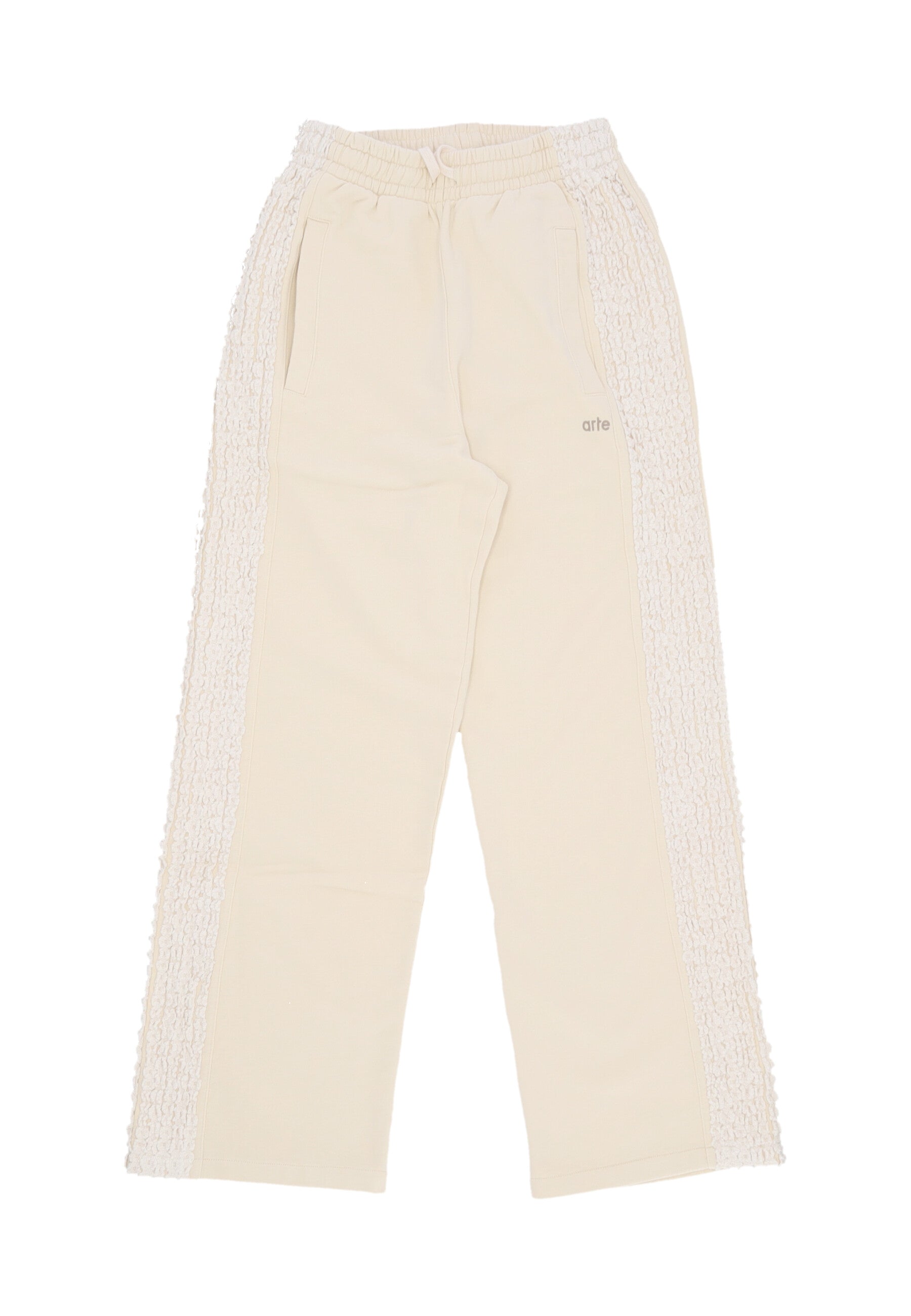 Pantalone Tuta Leggero Uomo Flower Tape Pants Cream 100P