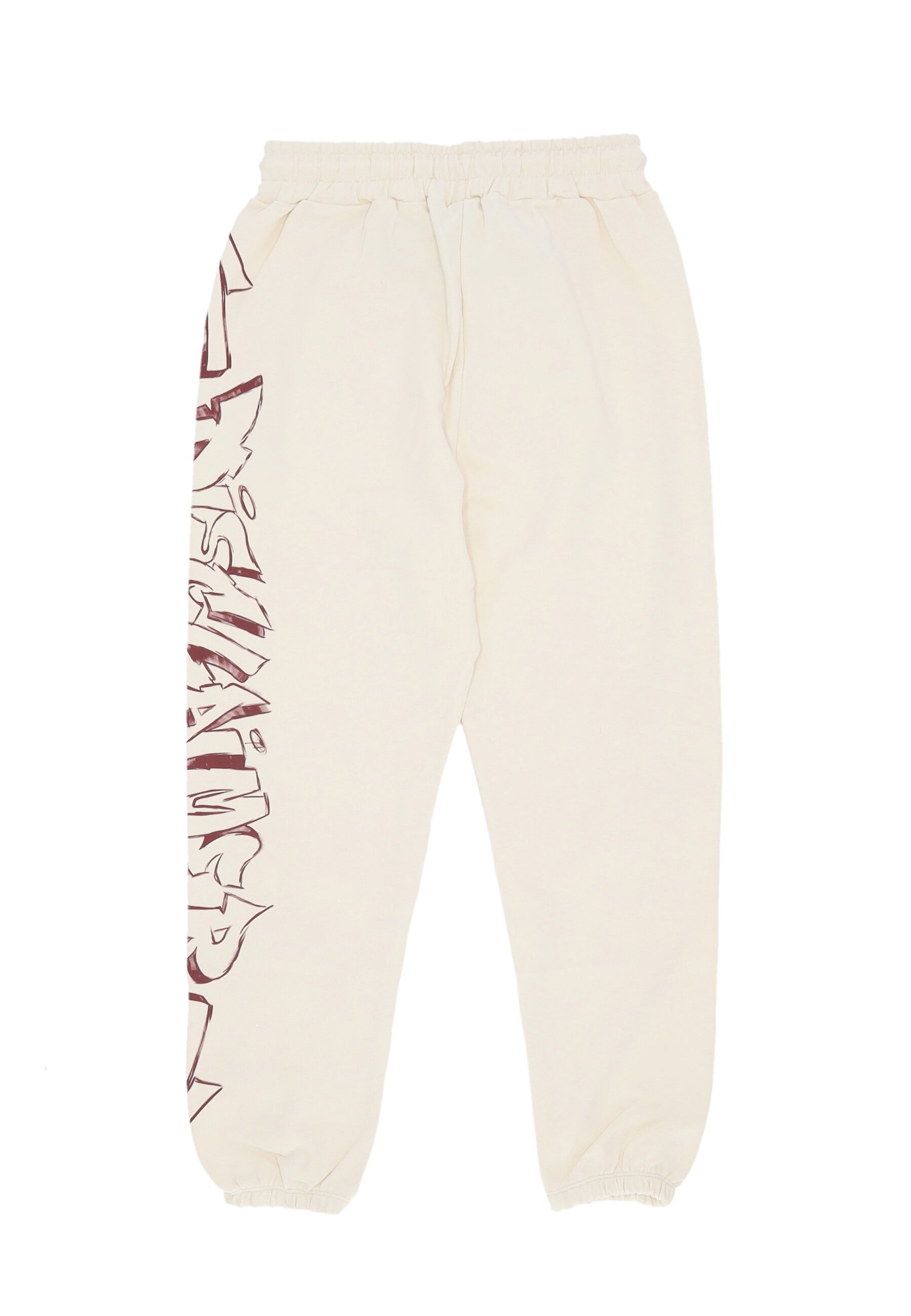 Pantalone Tuta Leggero Uomo Logo Pant Milk/st. Bordeaux 24IDS54504