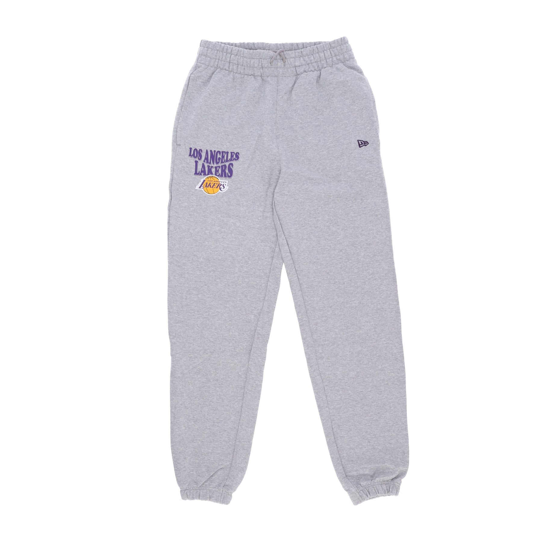 Pantalone Tuta Leggero Uomo Nba Script Relaxed Jogger Loslak Heather Grey/true Purple 60435503