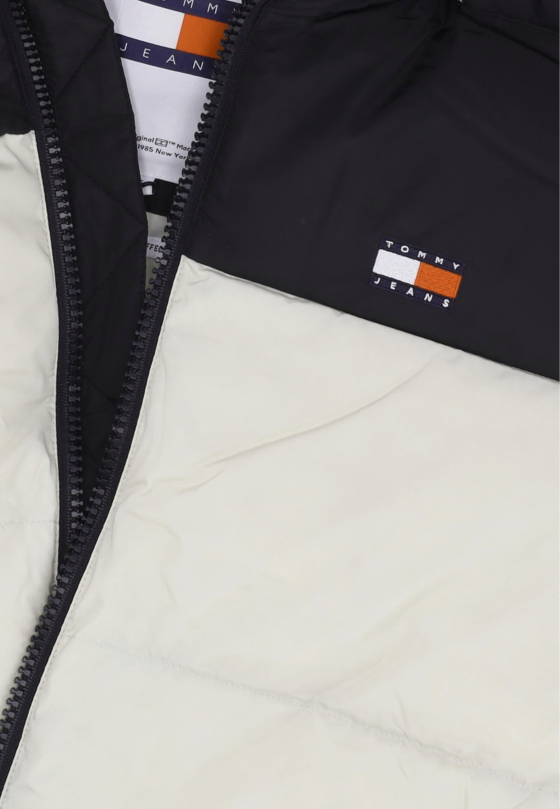 Piumino Uomo Alaska Colorblock Puffer Newsprint Multi DM0DM19639