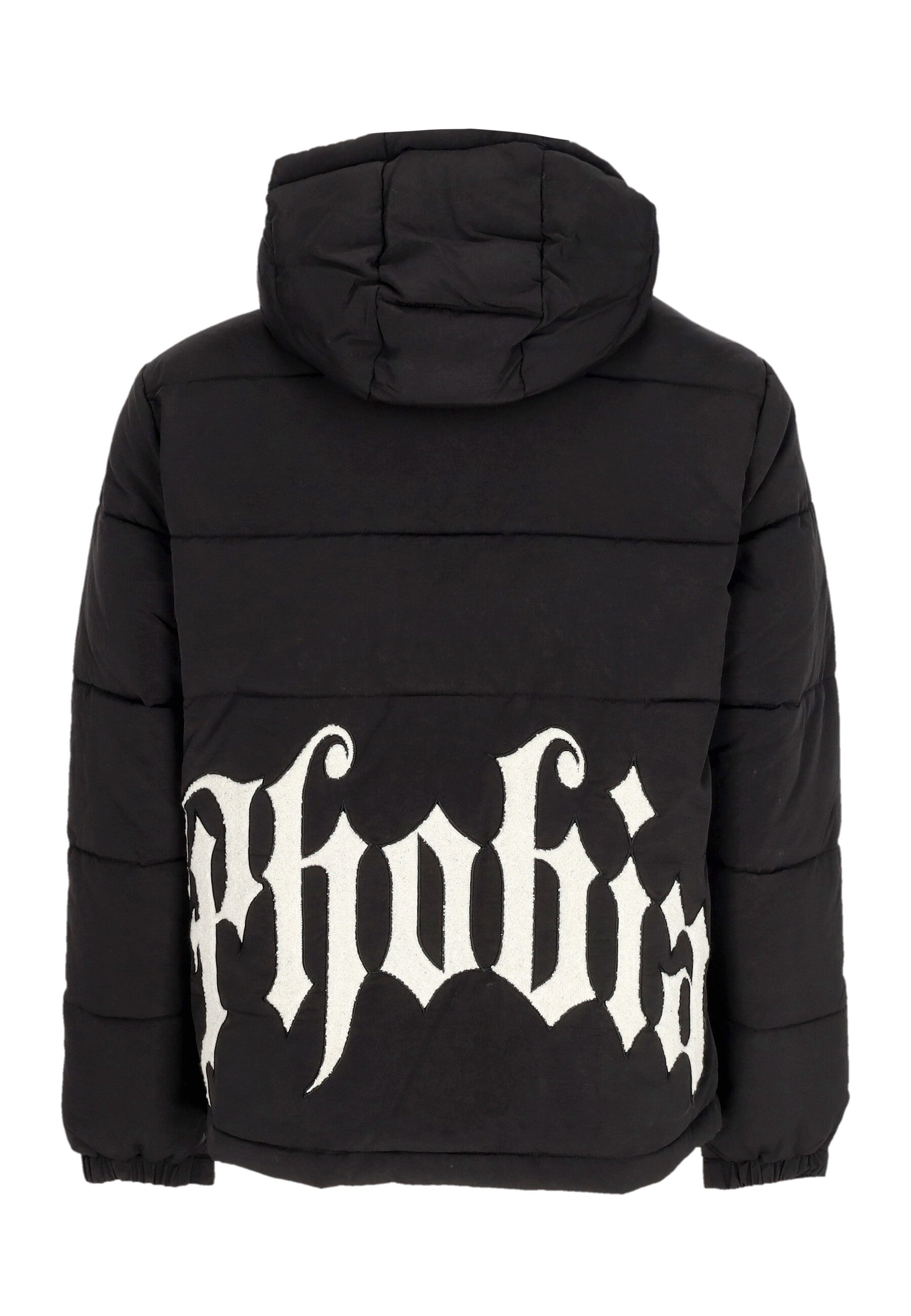 Piumino Uomo Foggy Logo Puffy Jacket Black PH00732