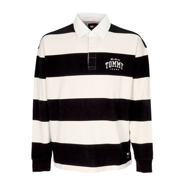 Polo Manica Lunga Uomo Relaxed Varsity Cb Rugby Ext Tawny Sand DM0DM18387