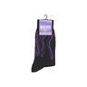 Calza Media Uomo Outline Socks White/purple 24SOSX03