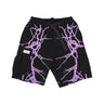 Pantalone Corto Uomo Lateral Lightning Cargo Shorts Black/purple PH00581