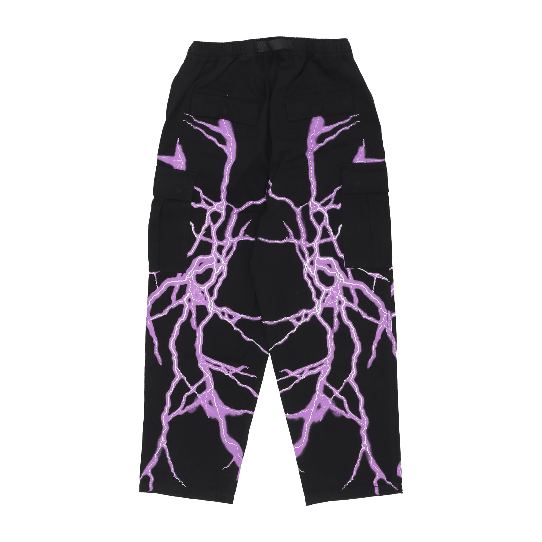 Pantalone Lungo Uomo Lateral Lightning Cargo Pants Black/purple PH00584
