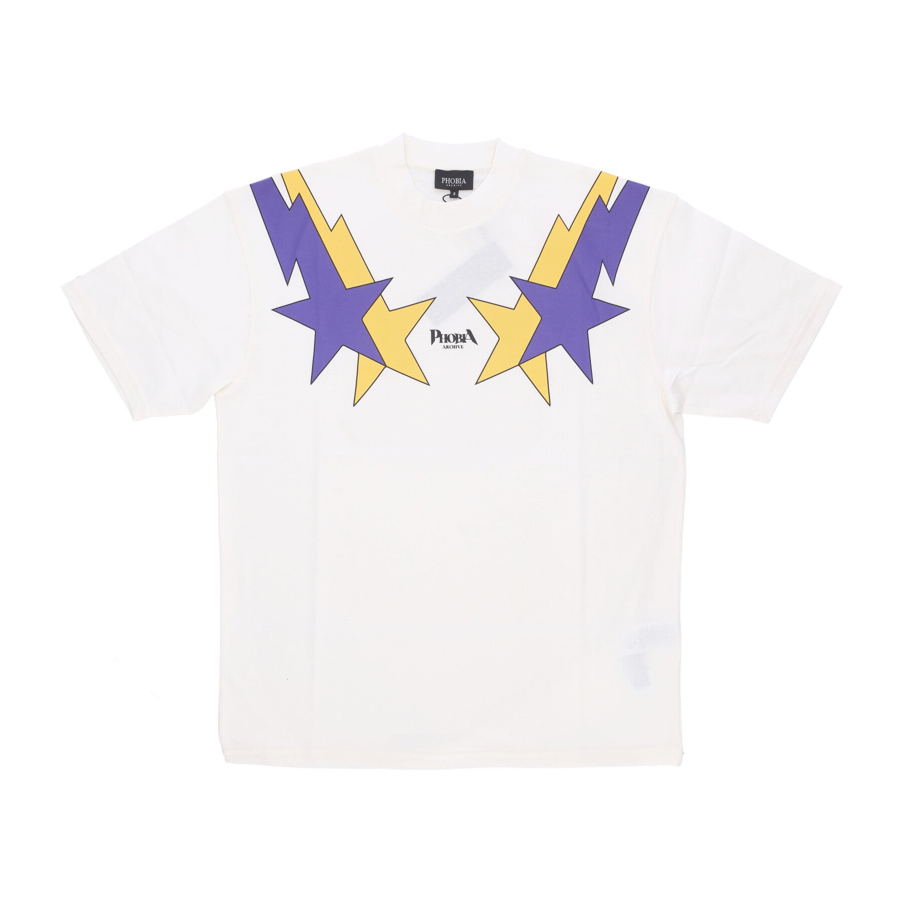 Maglietta Uomo Starry Lightning Tee White/yellow/purple PH00620
