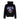 Felpa Leggera Cappuccio Uomo Bat Eye Print Hoodie Black/purple PH00633