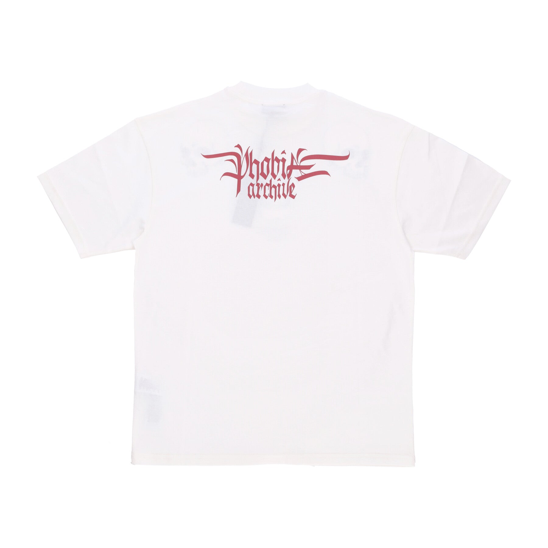 Maglietta Uomo Triple Skull Print Tee White/red PH00661