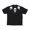 Maglietta Uomo Triple Skull Print Tee Black/red PH00662
