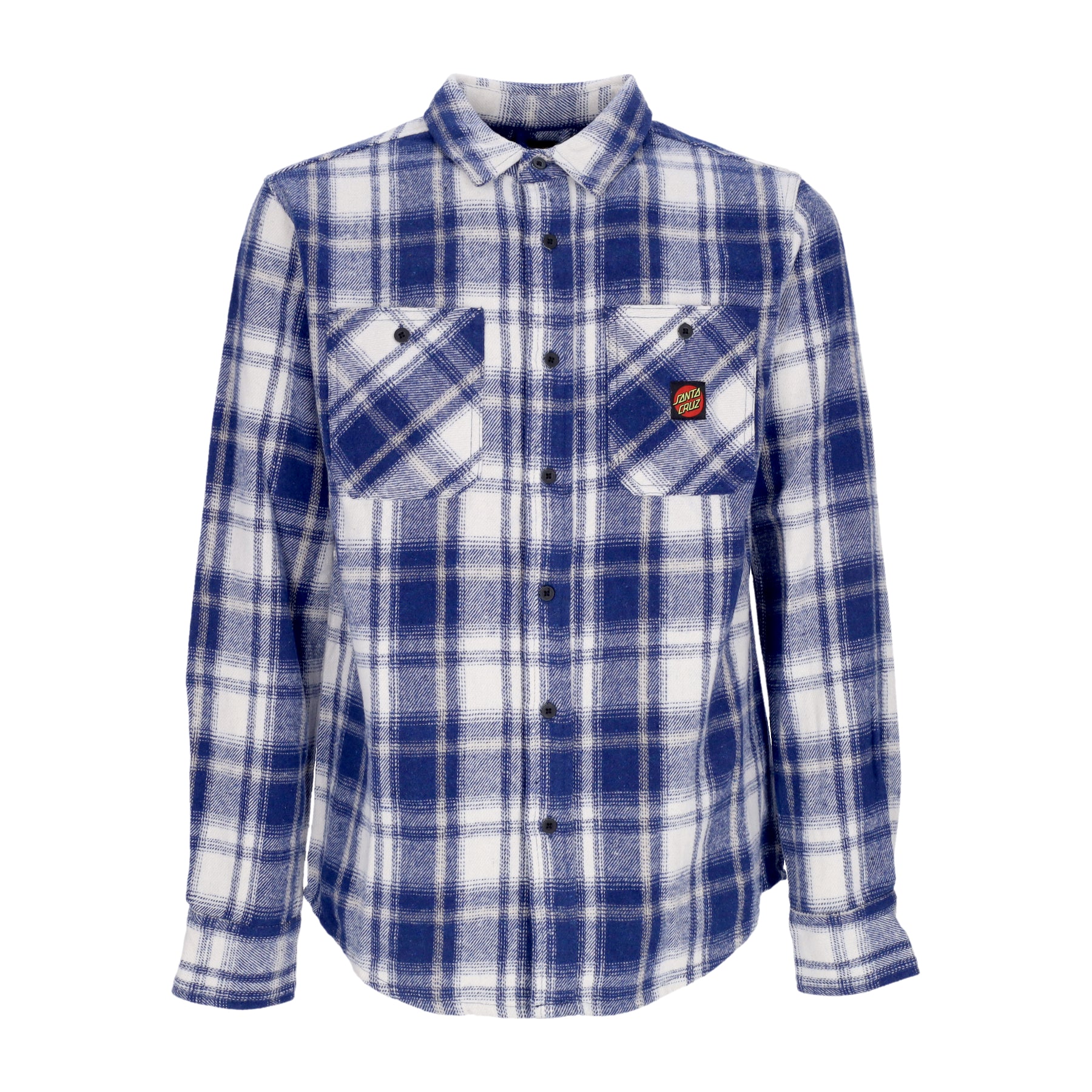 Camicia Manica Lunga Uomo Apex L/s Shirt Blue Check SCA-SHT-0678
