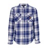 Camicia Manica Lunga Uomo Apex L/s Shirt Blue Check SCA-SHT-0678