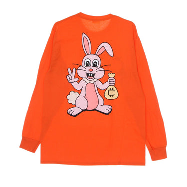 Maglietta Manica Lunga Uomo Cokane Rabbit L/s Tee X Freddie Gibbs Orange CRTSXFG-CRLST