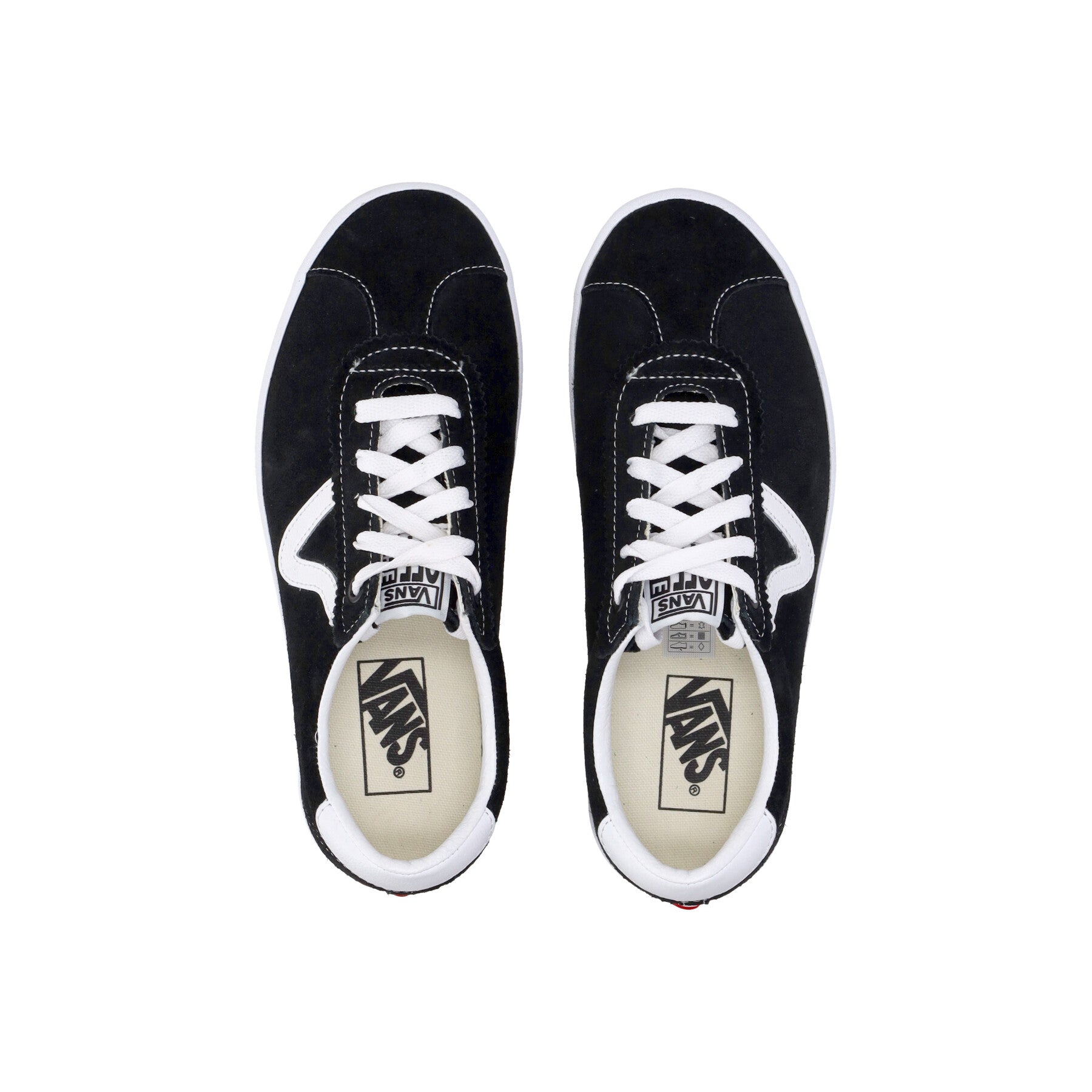 Scarpa Bassa Donna Sport Low W Black/white VN000CQRBZW1