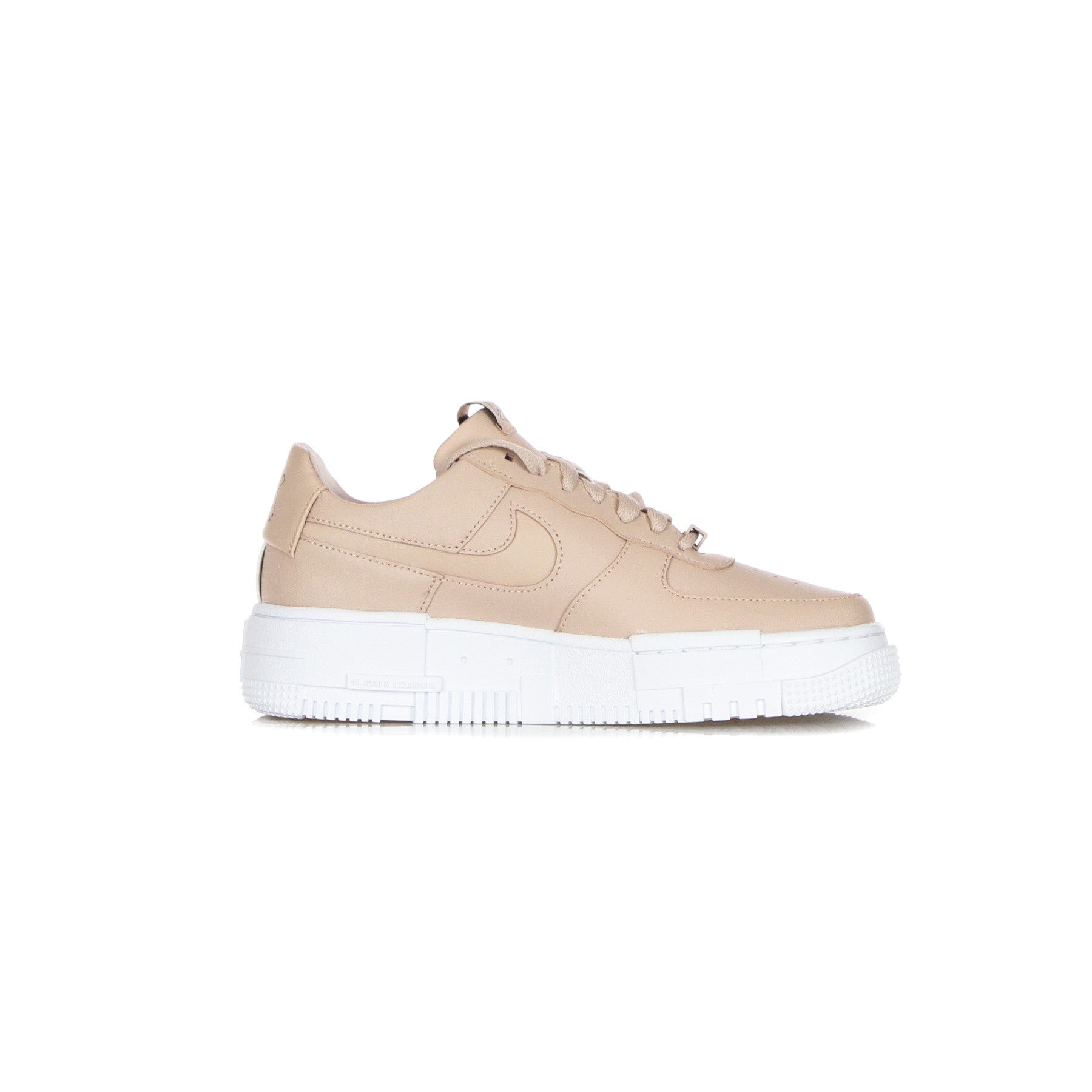 Scarpa Bassa Donna W Air Force 1 Pixel Particle Beige/particle Beige/black CK6649-200