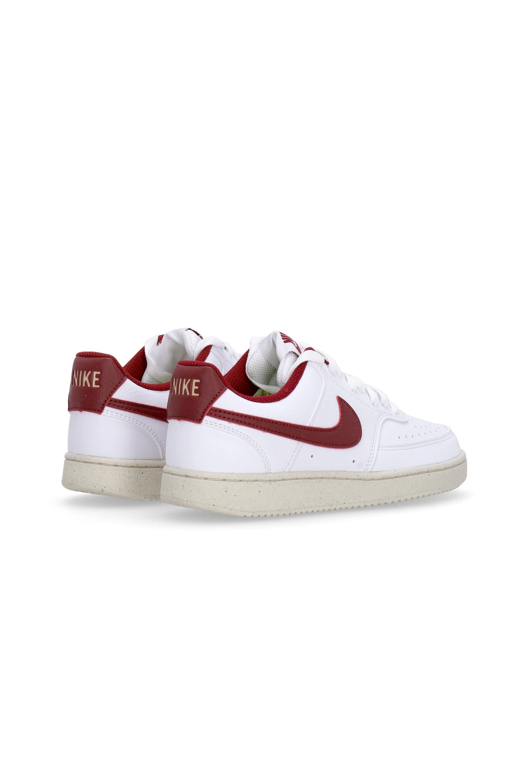 Scarpa Bassa Donna W Court Vision Low Next Nature White/team Red/muslin/mtlc Gold Star DH3158-106