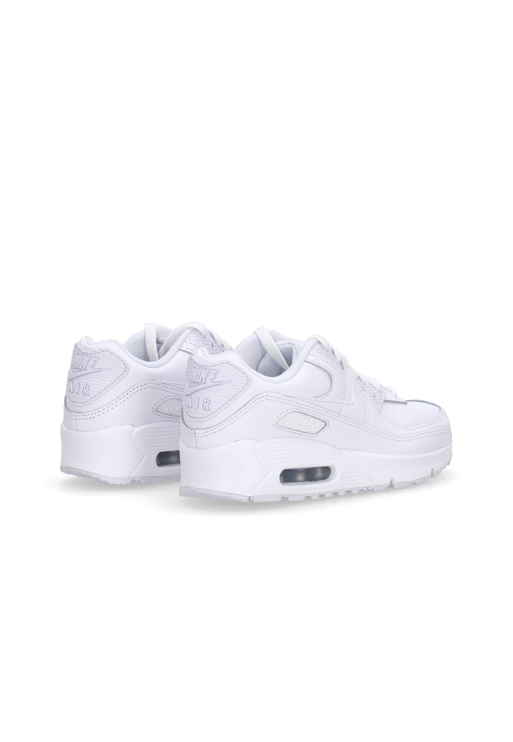 Scarpa Bassa Ragazzo Air Max 90 (gs) White/white/metallic Silver/white HF6358-102