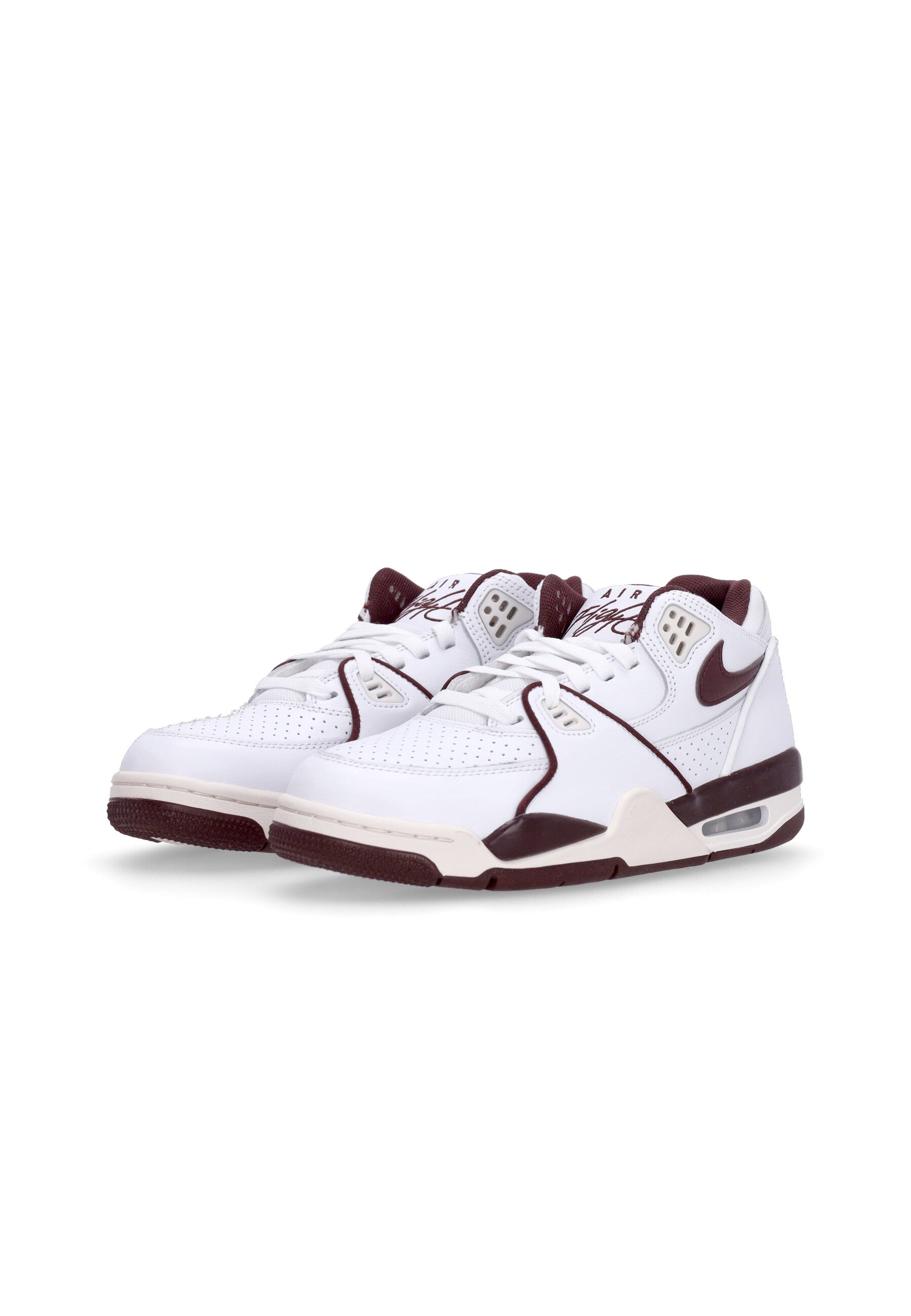Scarpa Bassa Uomo Air Flight 89 Low White/burgundy Crush/phantom FQ8256-100