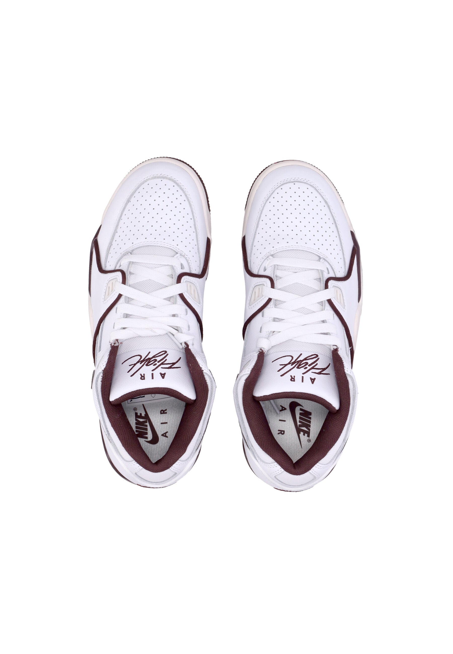 Scarpa Bassa Uomo Air Flight 89 Low White/burgundy Crush/phantom FQ8256-100