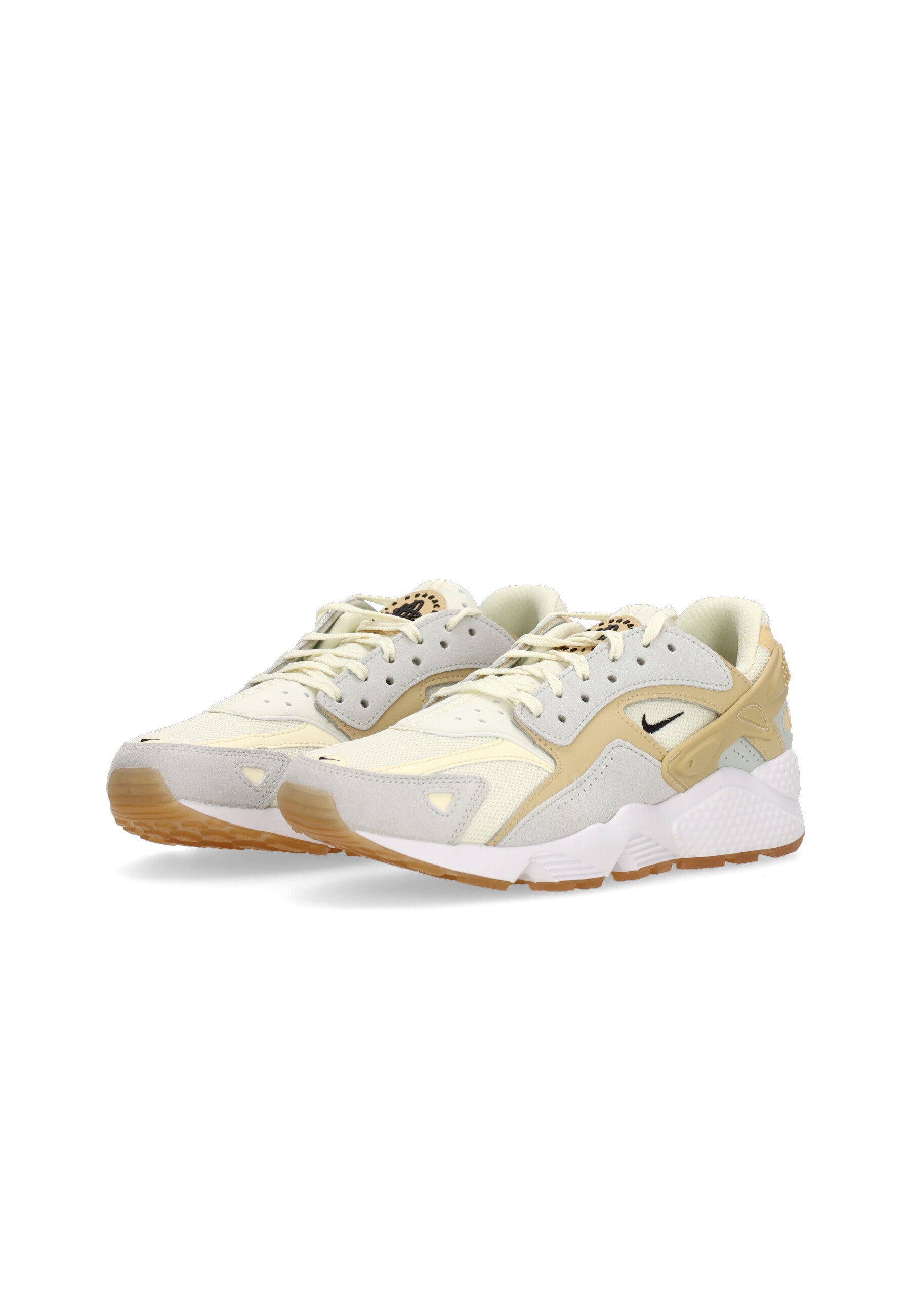 Scarpa Bassa Uomo Air Huarache Runner Coconut Milk/black/sesame/light Silver DZ3306-104