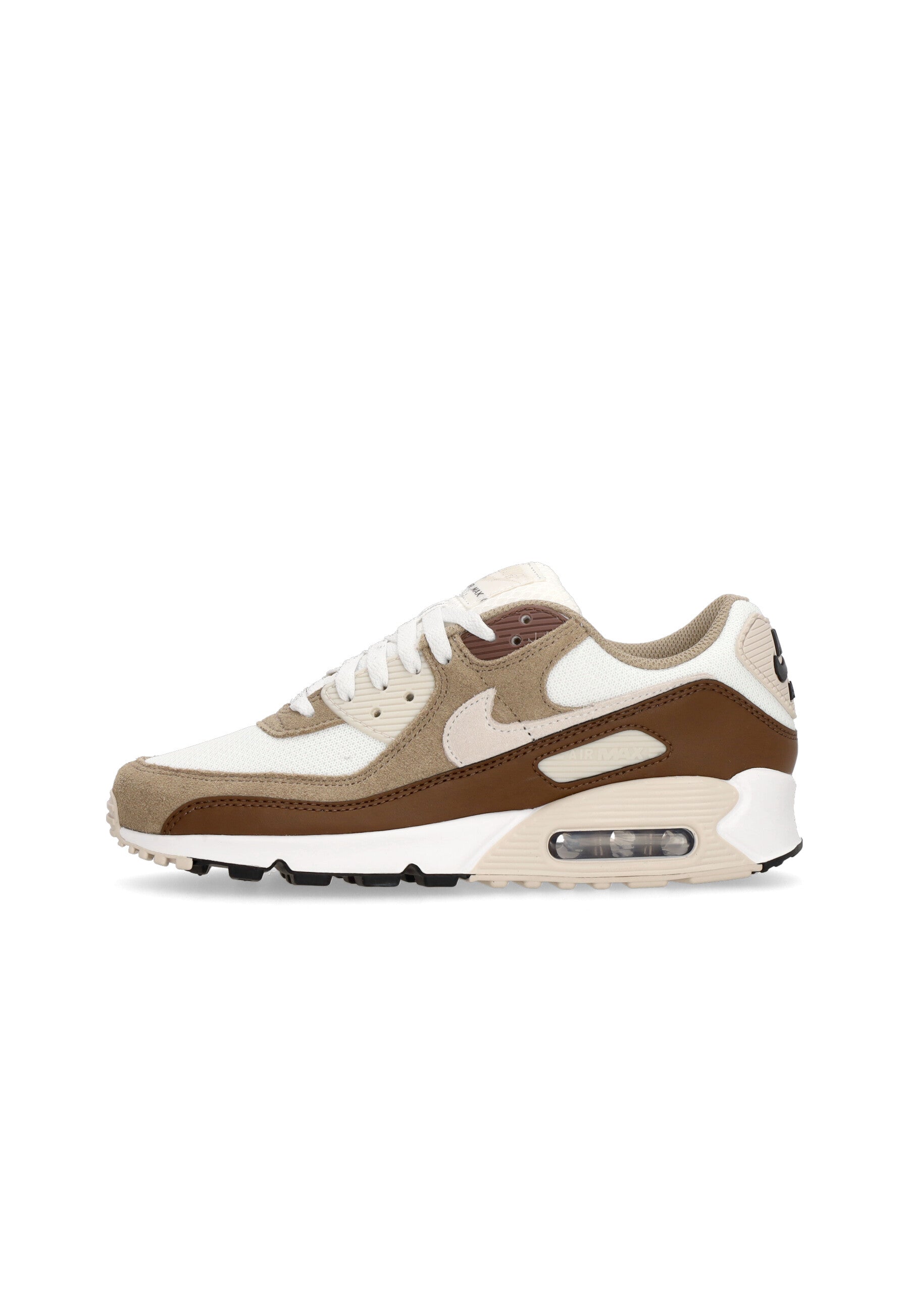 Scarpa Bassa Uomo Air Max 90 Summit White/black/khaki/lt Orewood Brn DM0029-109