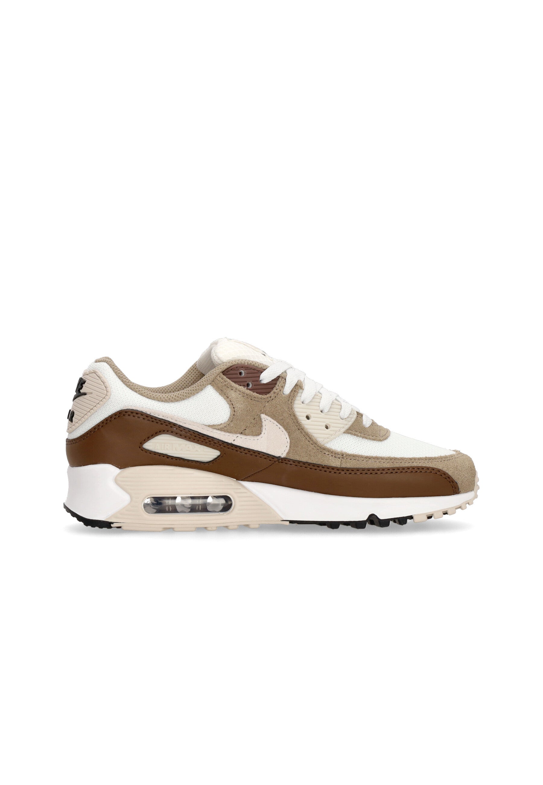 Scarpa Bassa Uomo Air Max 90 Summit White/black/khaki/lt Orewood Brn DM0029-109