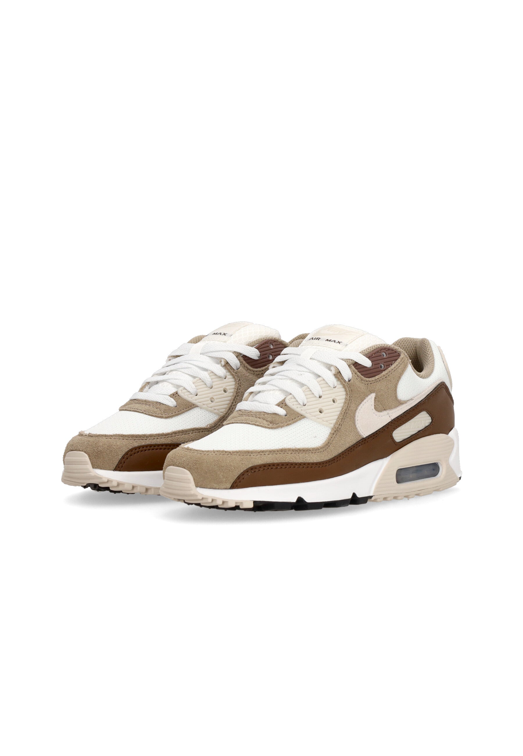 Scarpa Bassa Uomo Air Max 90 Summit White/black/khaki/lt Orewood Brn DM0029-109