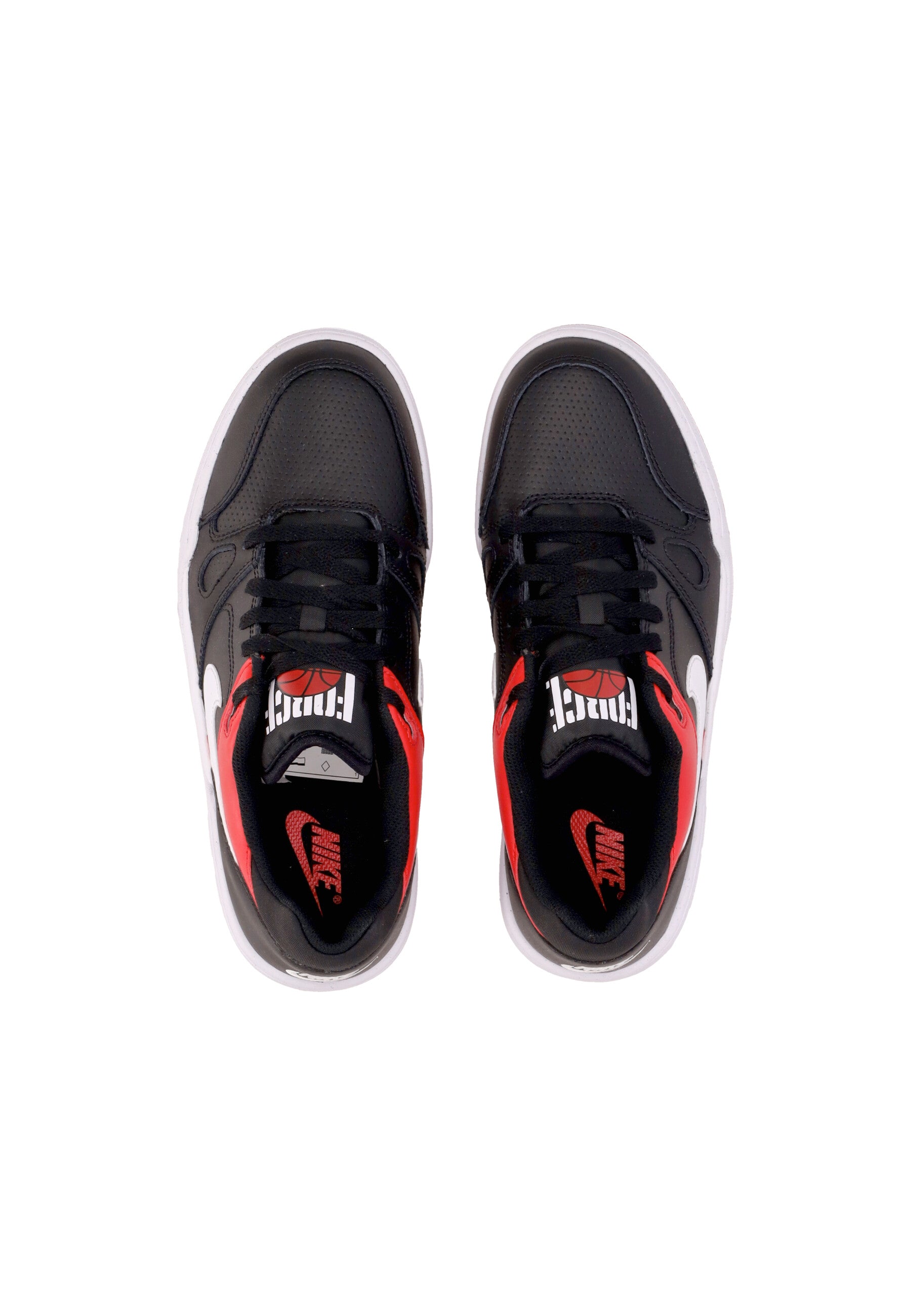 Scarpa Bassa Uomo Full Force Low Black/white/university Red FB1362-003